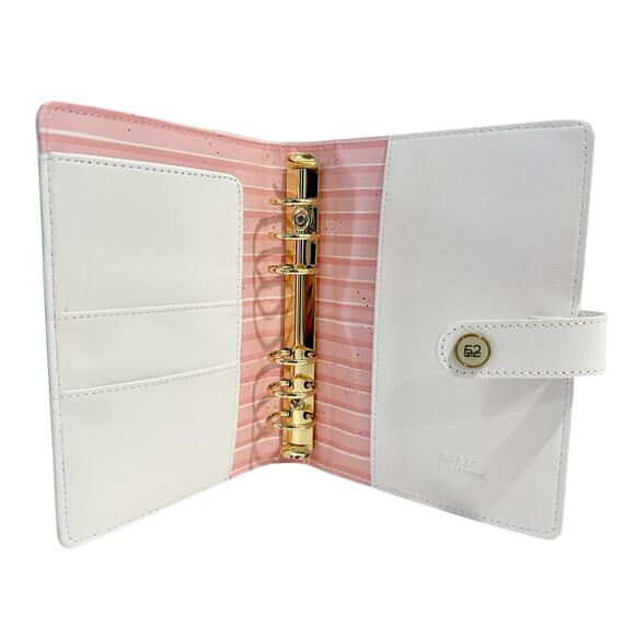 NEW Floral Binder A6 Binder 6-Ring Planner Organizer Paper Studio 7.75" x 6.125" - Picture 3 of 10